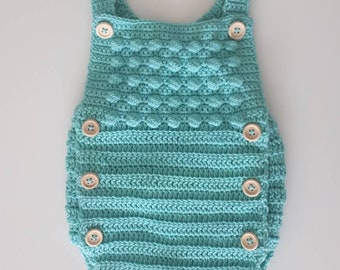 Mameluco Para Bebe A Crochet