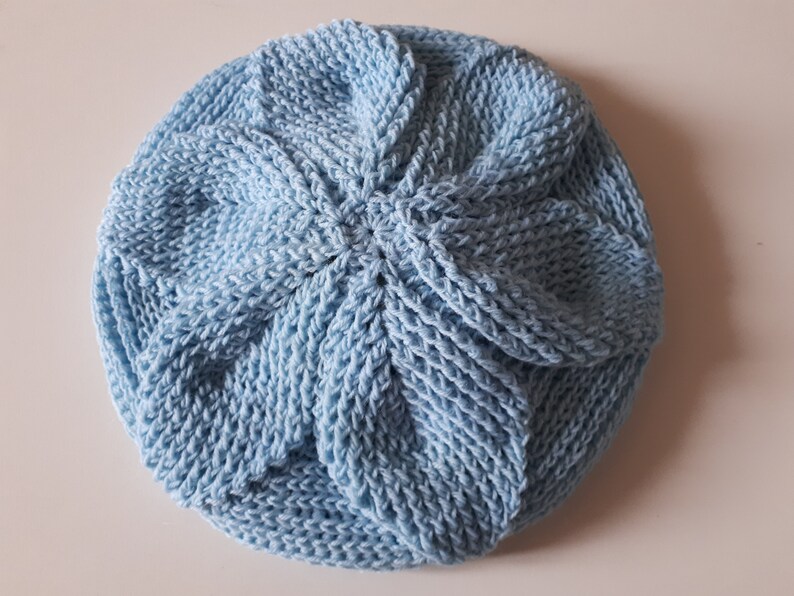 color and size to choose from beret patterned relief leaves 05 years handmade crochet