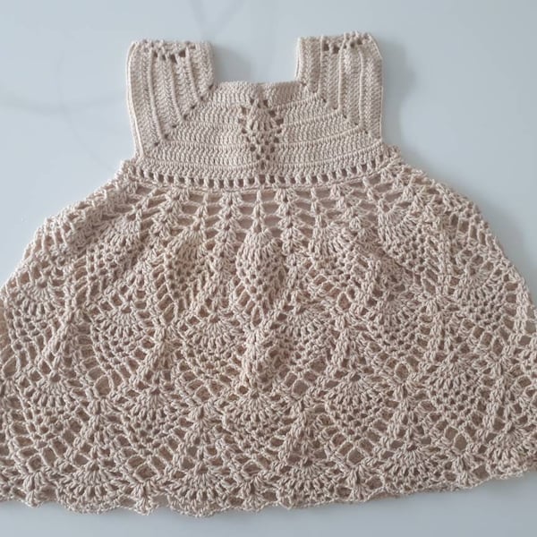 robe dentelle pour bébé et enfant, de la taille 0 à 6 ans, fait main sur commande