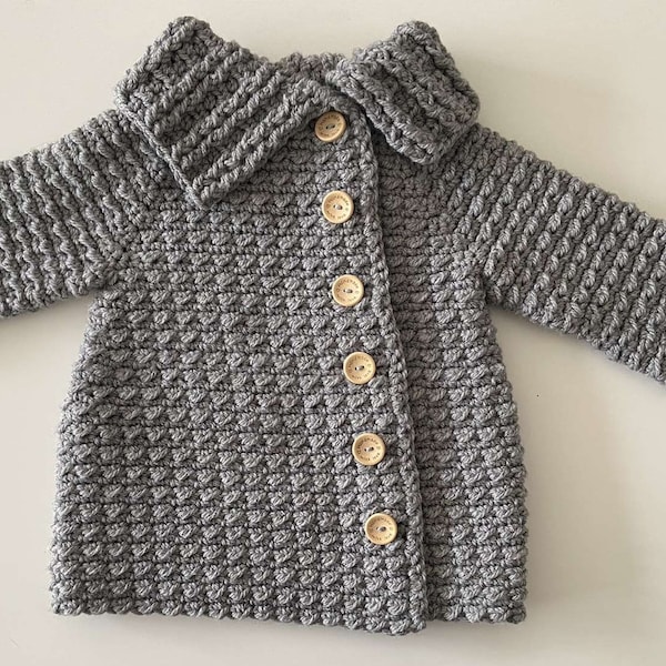 Très beau manteau hiver pour fille, de la taille 18 mois à 6 ans, plusieurs couleurs, réalisé sur commande