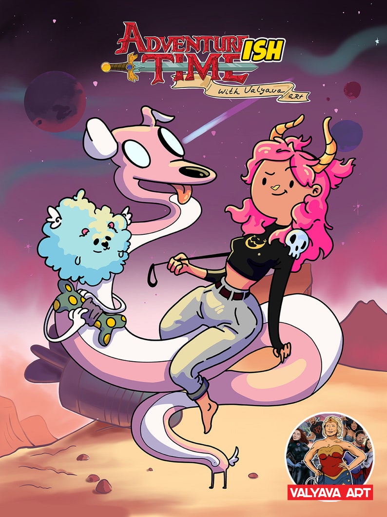 Adventure time distant lands Custom digital art printable!
