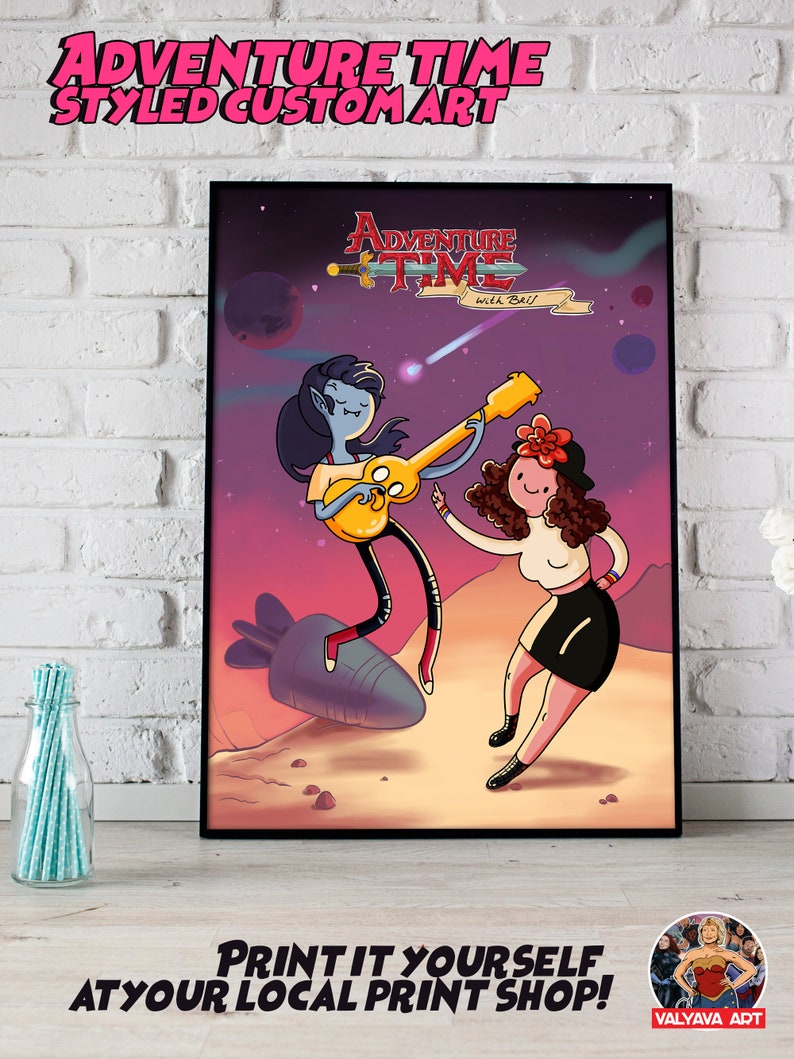 Adventure time distant lands Custom digital art printable!