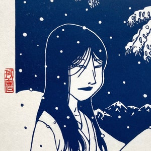 Yuki Onna // Engraving