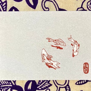 Carte Postale  // Carpes Koi