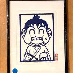 Momotaro 08 // Engraving