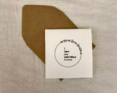 I love you something fierce - mini card