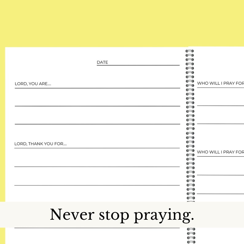 Prayer Journal for Kids - Etsy