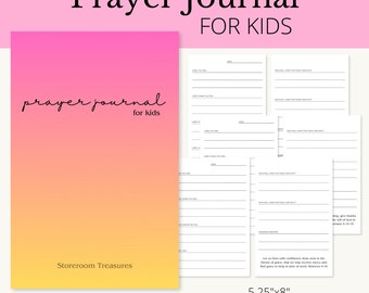 Prayer Journal for Kids - Pink