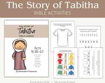 The Story of Tabitha (Dorcas) - Bible Activities