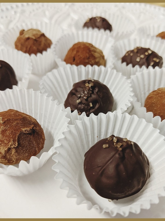 Dark Chocolate Orange Truffles Etsy