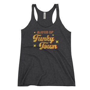 Mayor of Funky Town Distressed 1970s Disco Funk Vintage Retro Disco 70s Funk