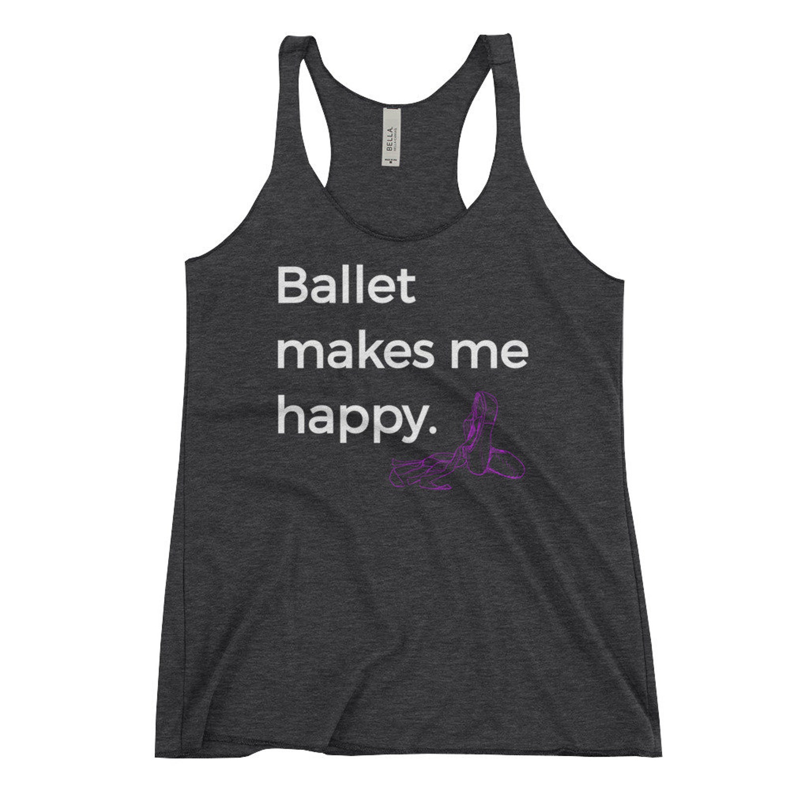 ballet makes me happy ballet dance ballerina purple shoes