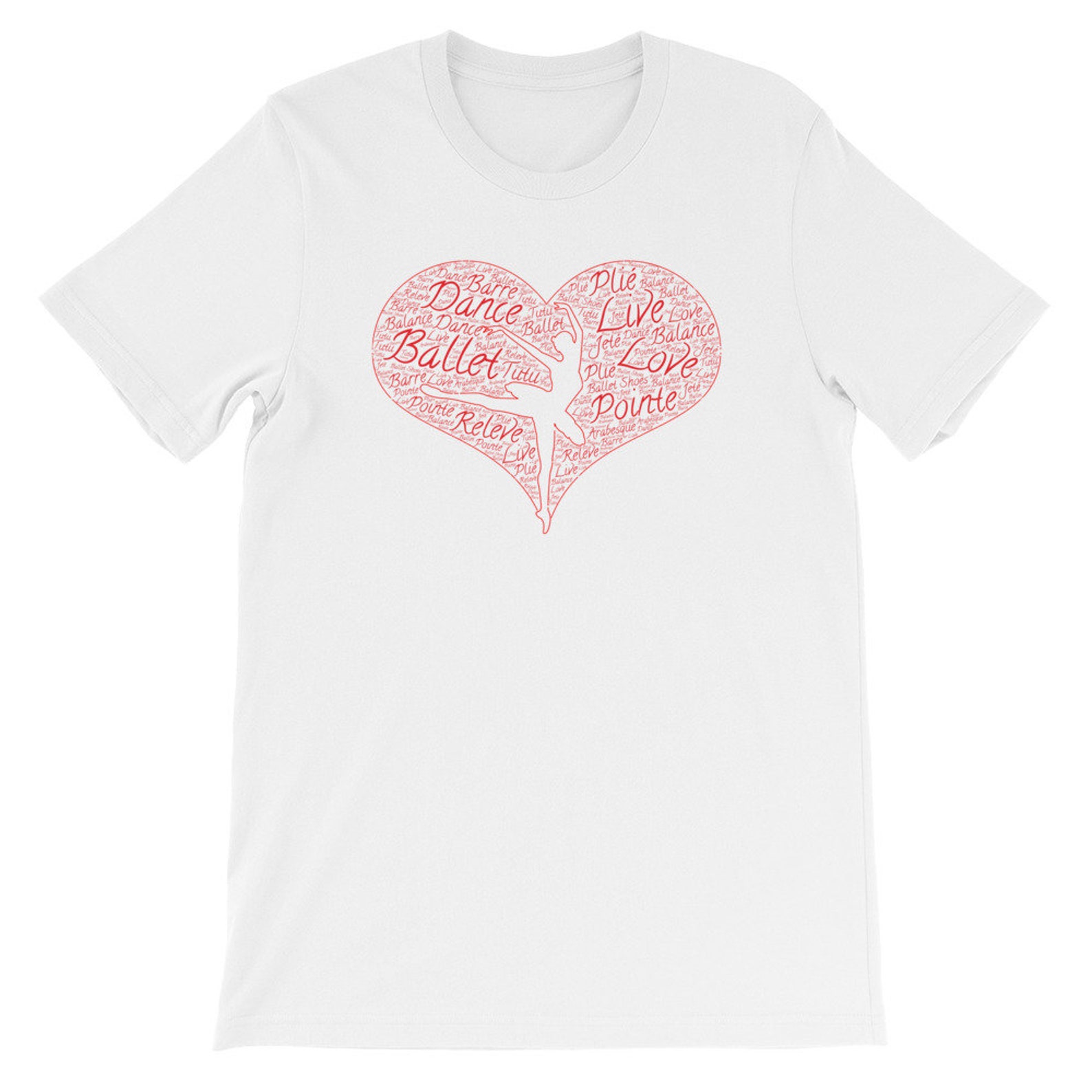 live love ballet word heart dancer dance ballerina