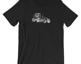 Grader Blade T-Shirt, Heavy Construction Equipment Tee