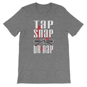 Tap Snap Nap Brazilian Jiu Jitsu Baseball Cap - Duck Bill Brim, Adjustable Strap, Polyester, Unisex For Sun Protection
