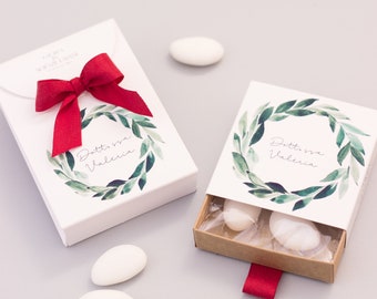 Confetti holders, favor boxes, graduation favors. High-resolution digital printing.