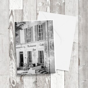 Carte de vœux - 'Cafe life' Image photographique Carte recyclée