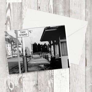 Tarjeta de felicitación - 'Taxi' Imagen fotográfica Tarjeta reciclada