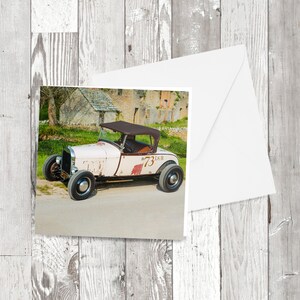 Cartão de felicitações - 'L8/R 73' - Imagem fotográfica Cartão reciclado