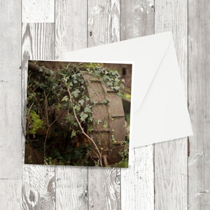 Tarjeta de felicitación - 'Abandonado' - Paisaje cuadrado Imagen fotográfica