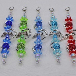 Perlen Engel Eiszapfen Anhänger