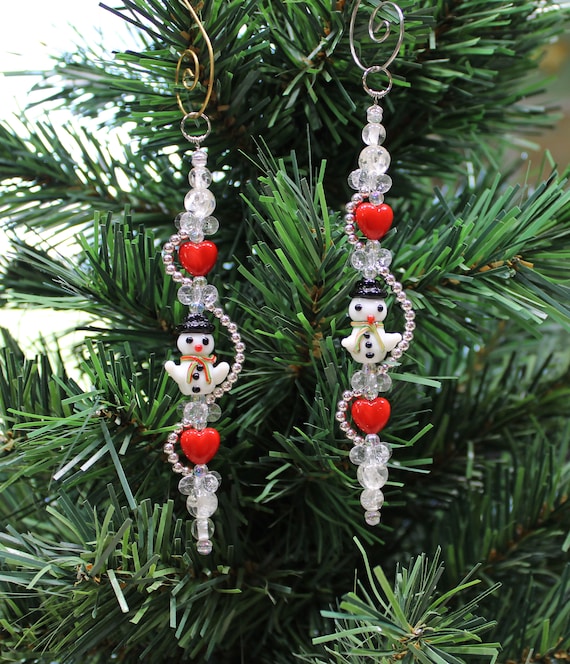 Snowman Icicle Ornament