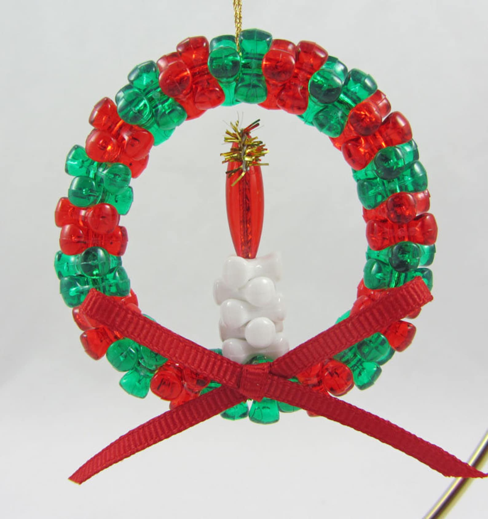 Beaded Wreath Ornament main image 0