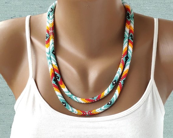 Native american on sale tribal necklace