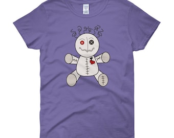 Womens Voo Doo Doll Short Sleeve T-shirt