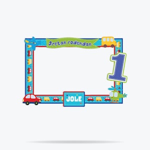 DIGITAL FILE Cars Birthday Photo Booth Frame, Cars Birthday Party, Cars Frame, Car Sign, Colorful Cars Birthday Party