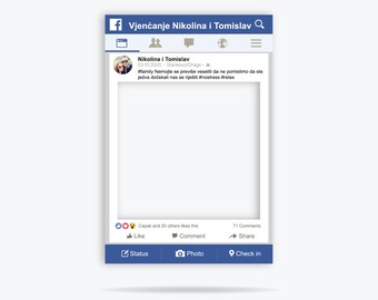 Facebook Frame Prop Etsy