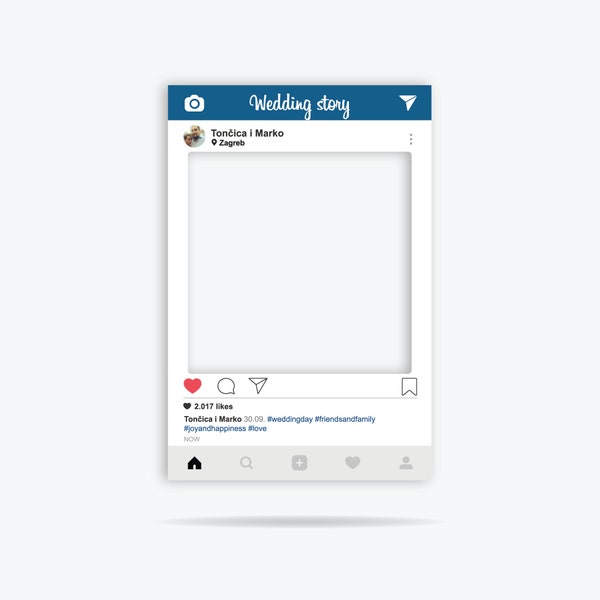 Instagram Photo Frame Prop Etsy