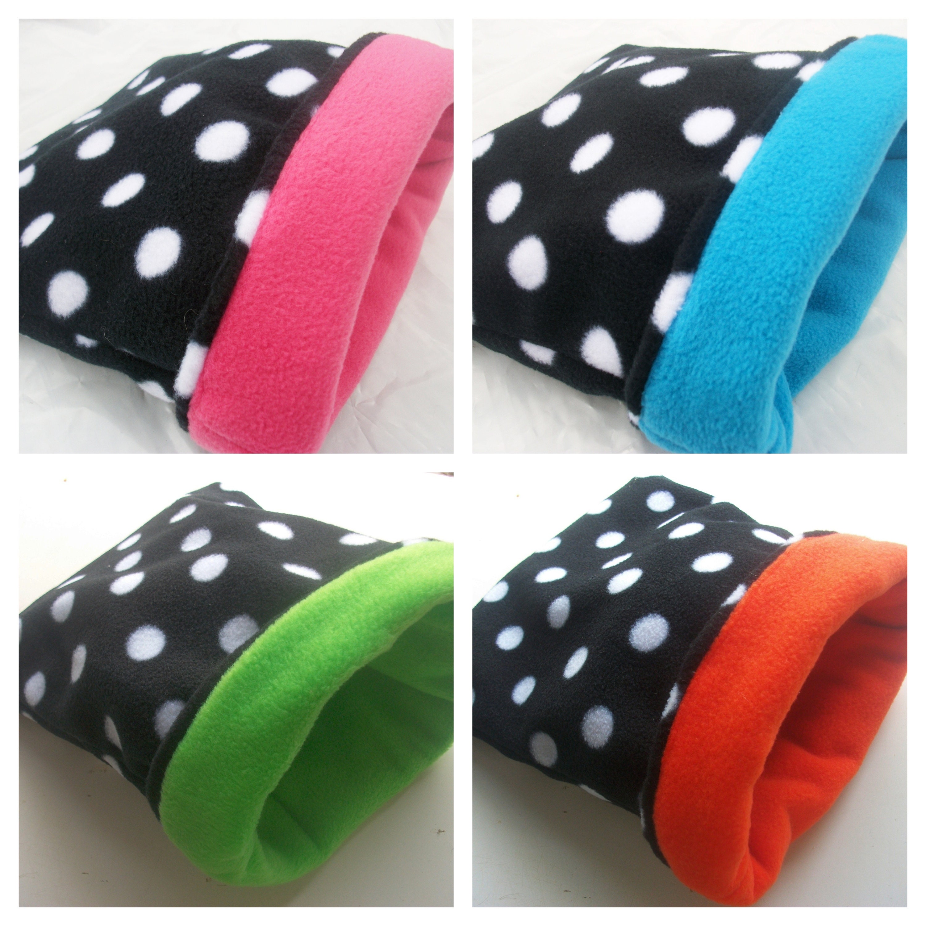 Stay Open**4 Sizes***soft Fleece**guinea Pig Bed ** Small Animal Bed ...