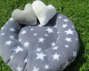 13" soft fleece cushion bed **Padded cushion ** Pillow **small animal bed**donut bed**hedgehog*** guinea pig bed ***rabbit bed