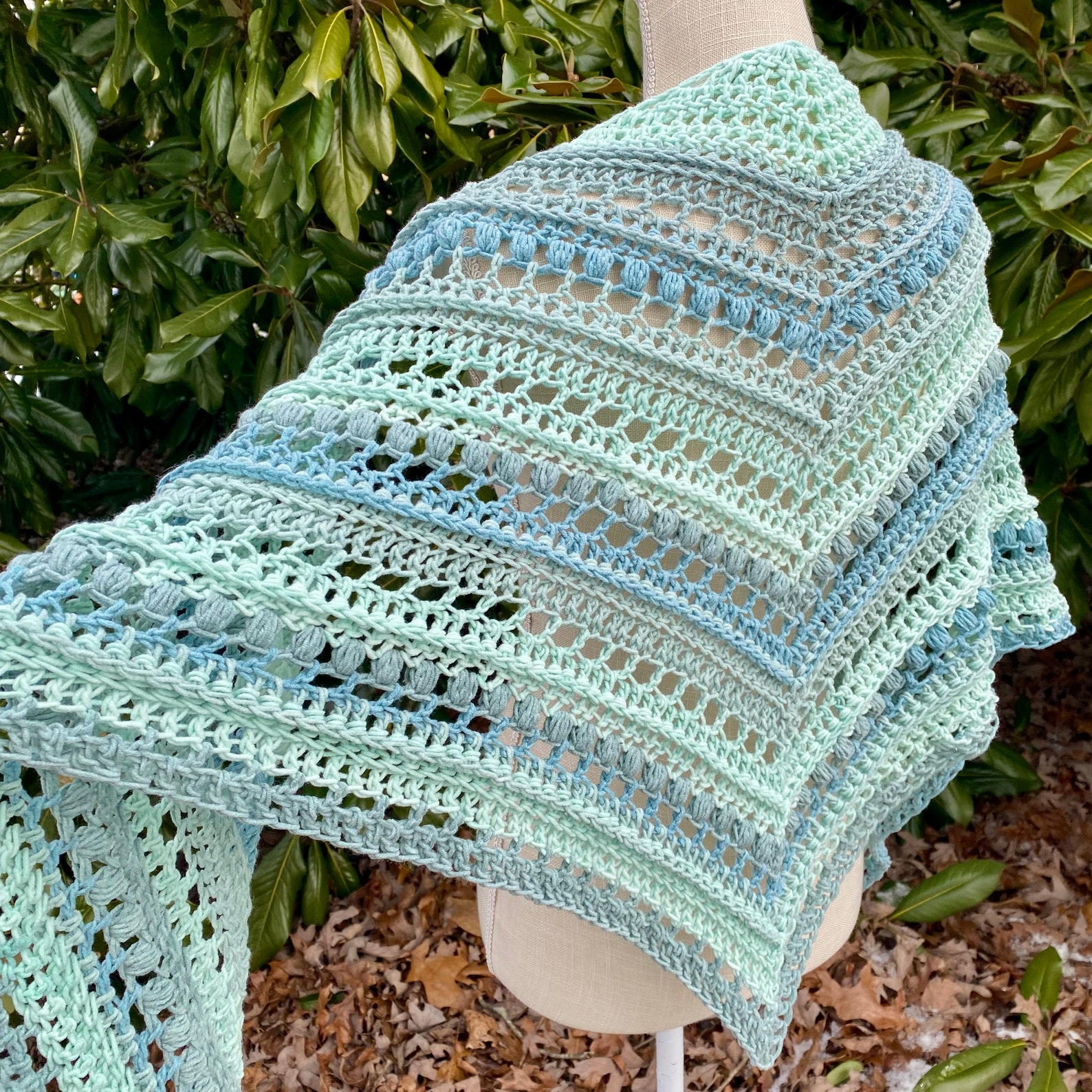 Shawl Crochet Pattern | Riverside Shawl | Easy Pattern Repeat | Annie ...