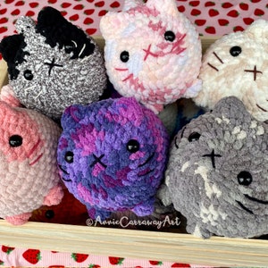 2 in 1 Crochet Pattern Cute Loaf Cat Plushies, Amigurumi Crochet Cat, Crochet Plushie Pattern, Crochet Plushie Pattern Bundle,Cute Crochet zdjęcie 9