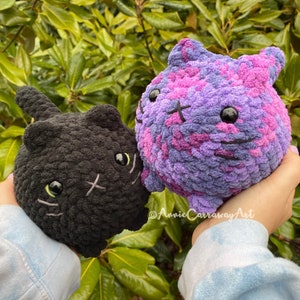 Patrón de ganchillo 2 en 1 / Lindos peluches de gato pan, Gato de ganchillo Amigurumi, Patrón de peluche de ganchillo, Paquete de patrón de peluche de ganchillo, Ganchillo lindo imagen 6