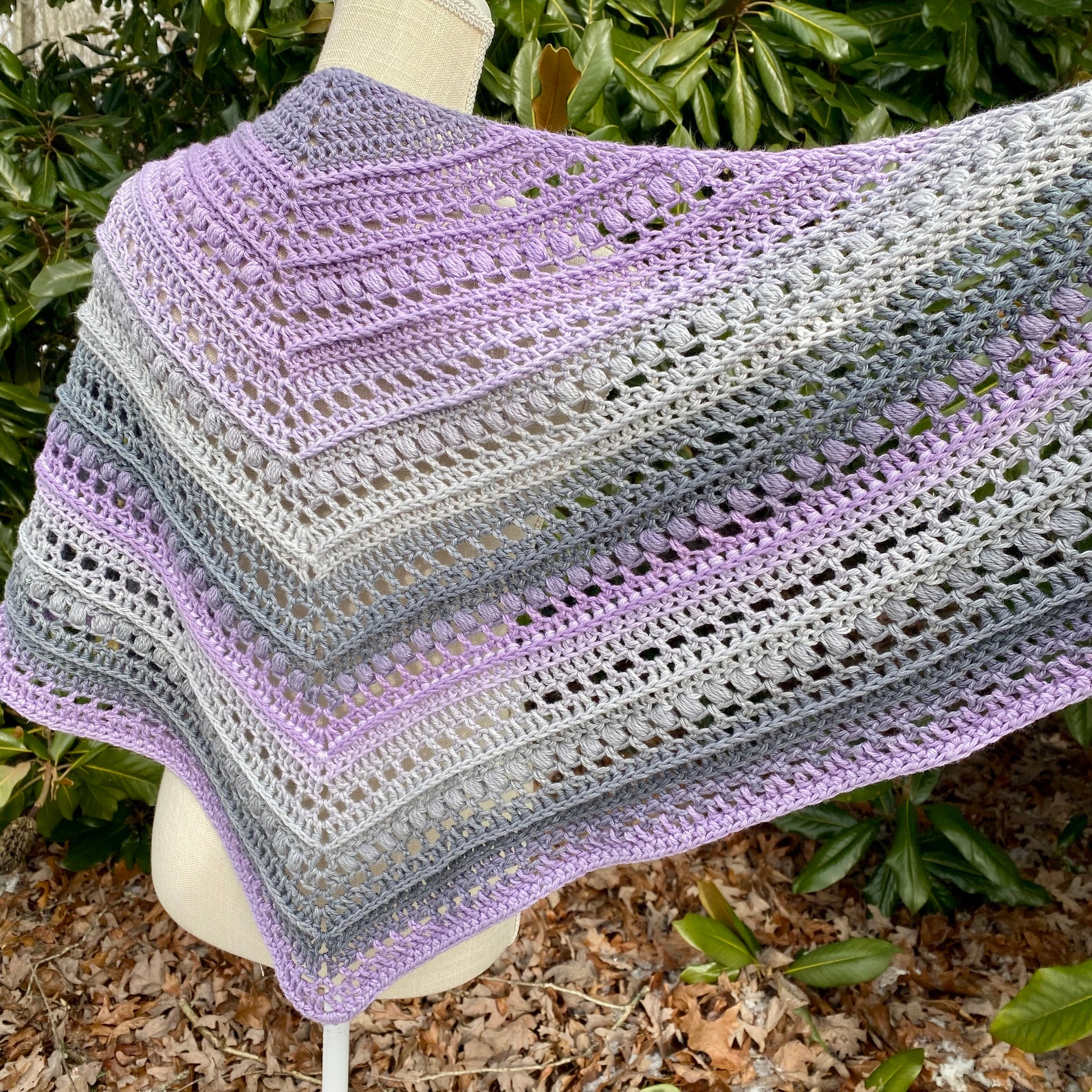 Shawl Crochet Pattern | Riverside Shawl | Easy Pattern Repeat | Annie ...