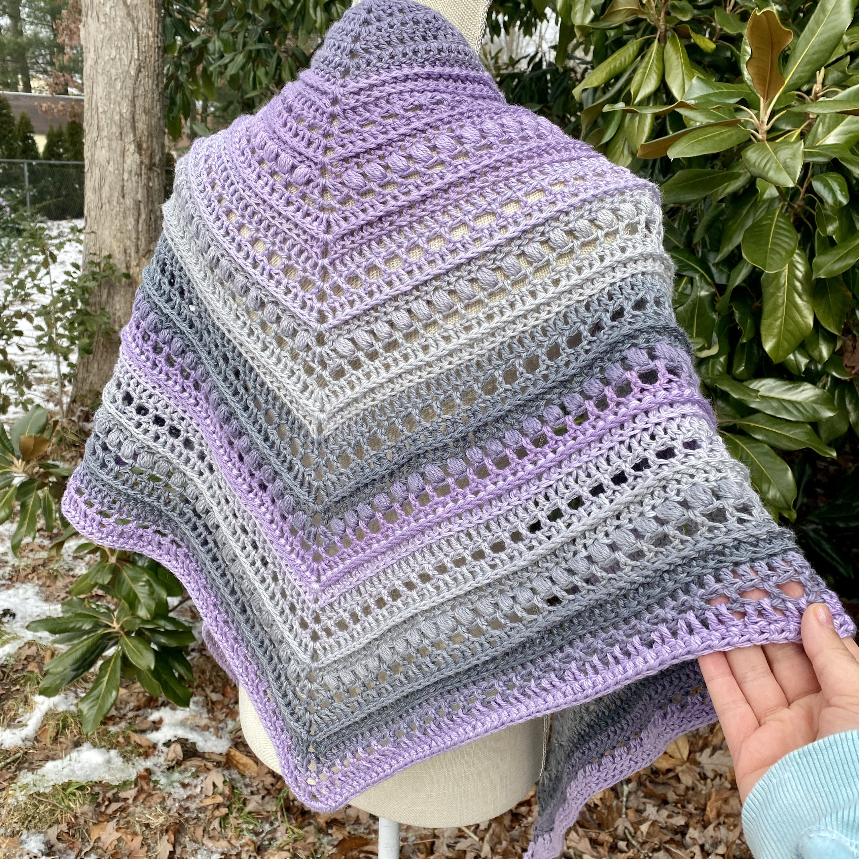 Shawl Crochet Pattern | Riverside Shawl | Easy Pattern Repeat | Annie ...