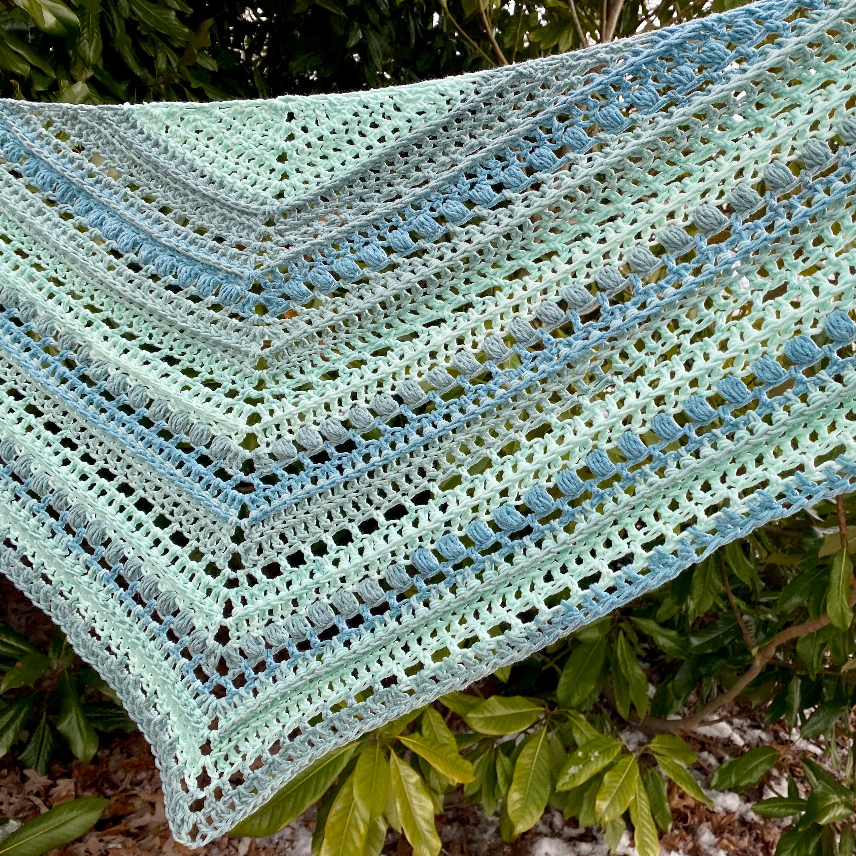Shawl Crochet Pattern | Riverside Shawl | Easy Pattern Repeat | Annie ...