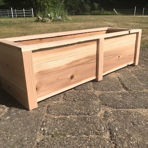 Rectangular Cedar Planter Box