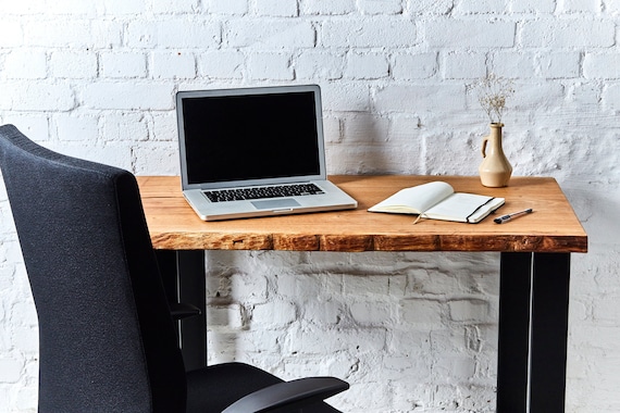 Unique Desk Rustic Oak Runners Denmark Wane Table Design Etsy -