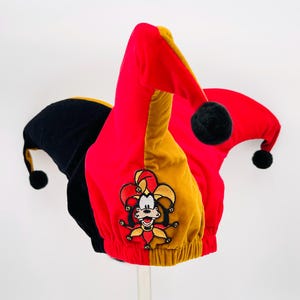 New with Tags Disneyland Resort Velvet Goofy Jester Hat 1990&#39;s Original Authentic Park Souvenirs Memorabilia Gifts for Dad Everyone