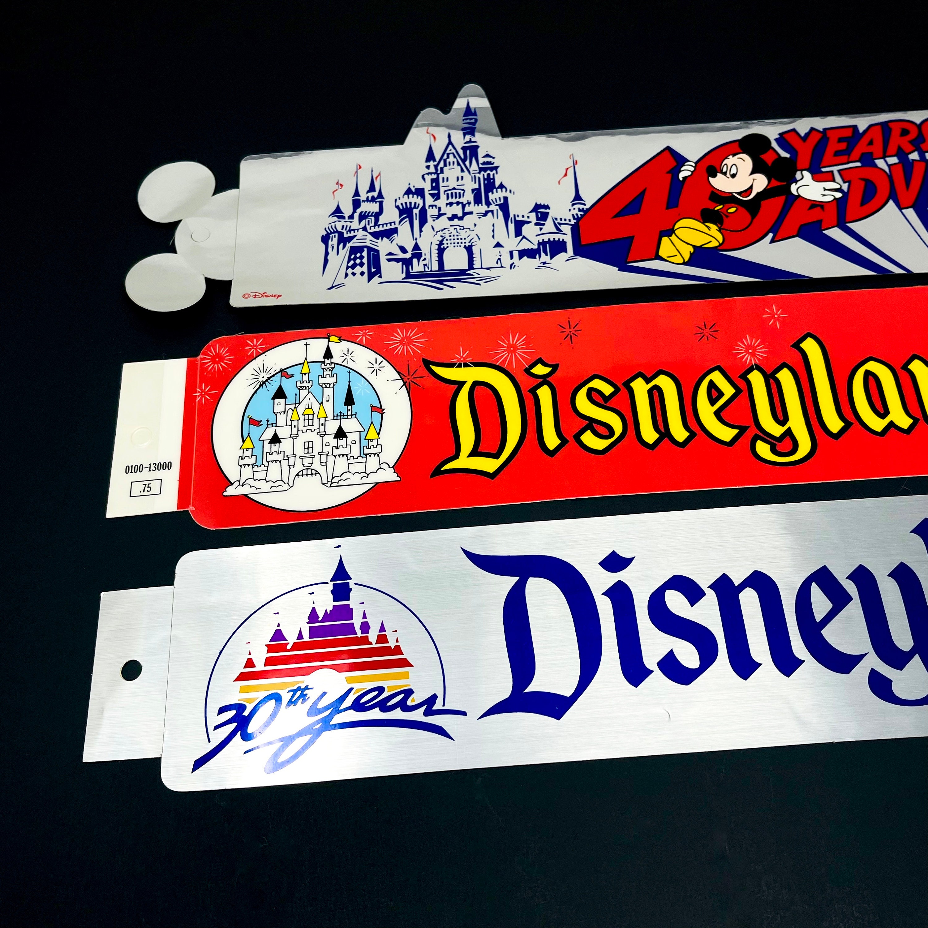 Original 3 Vintage Disneyland Bumper Sticker Mickey Mouse Etsy