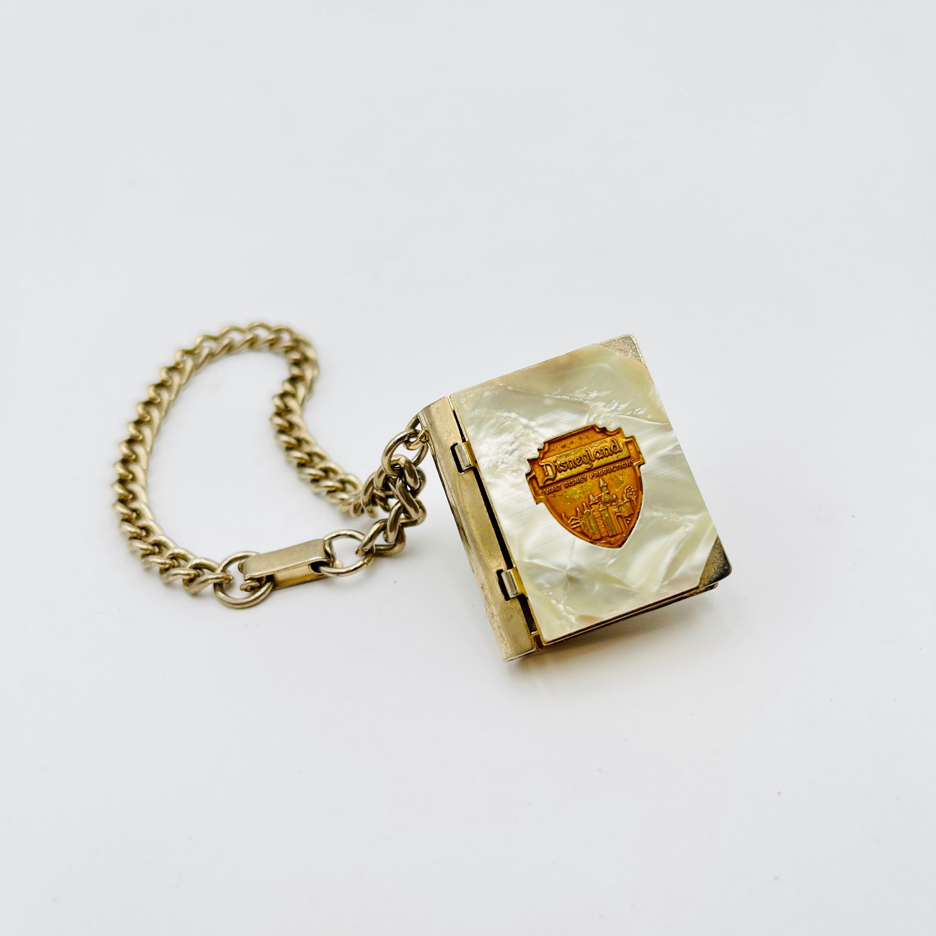 オールドディズニー PHOTO BOOK SOUVENIR BRACELET 1960's Vintage Disneyland Picture Book Charm Bracelet Original
