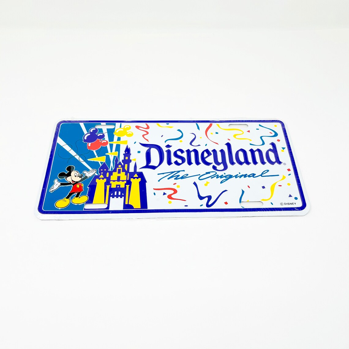 The Original Disneyland Sealed License Plate Authentic Etsy