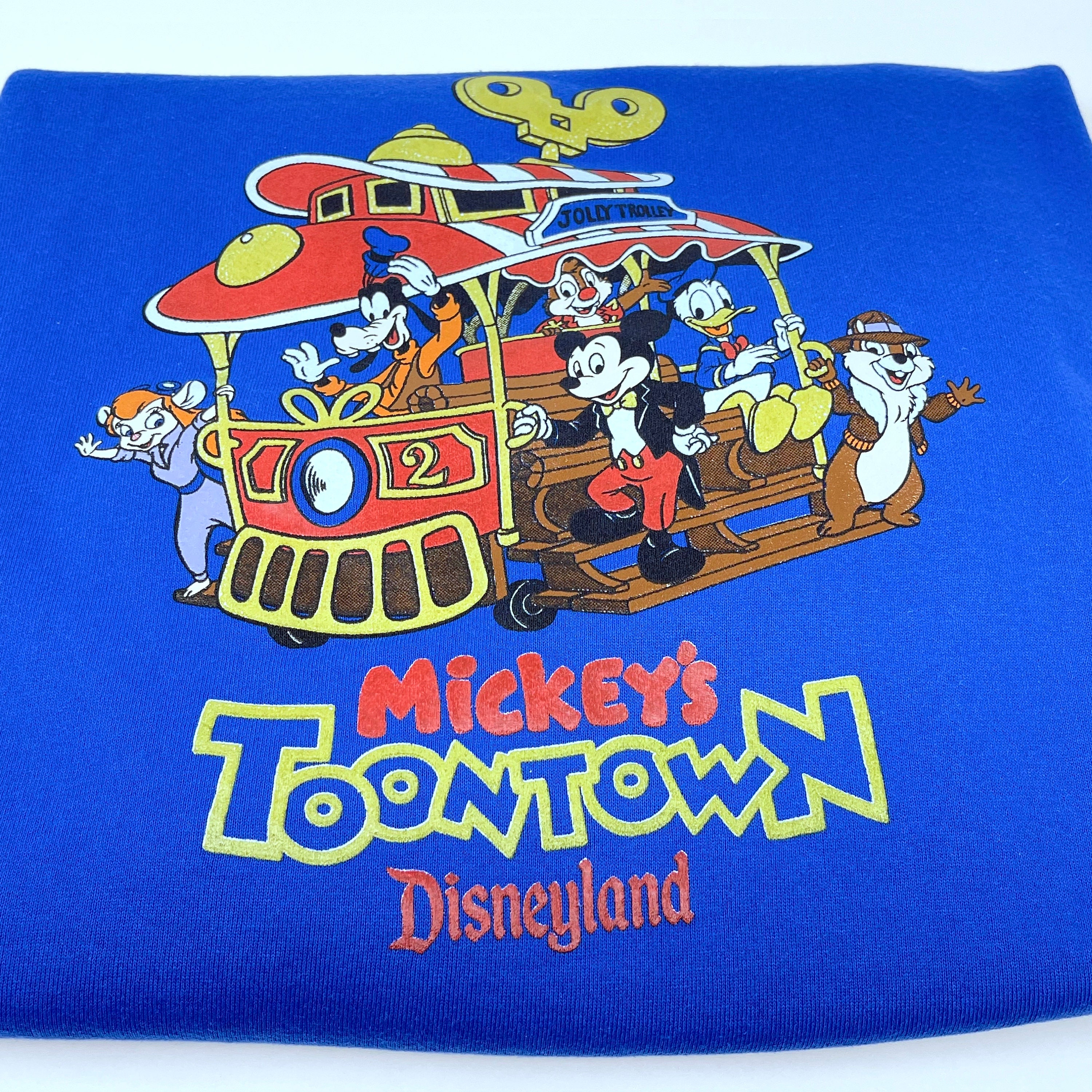 トップス 90s Disney land toontown sweat Vintage 90s Mickey's Toontown Disneyland Sweatshirt - Etsy