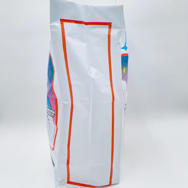 Vintage Disneyland Mickey Mouse Plastic Shopping Bag Tote Authentic Souvenirs Original Gifts image 2