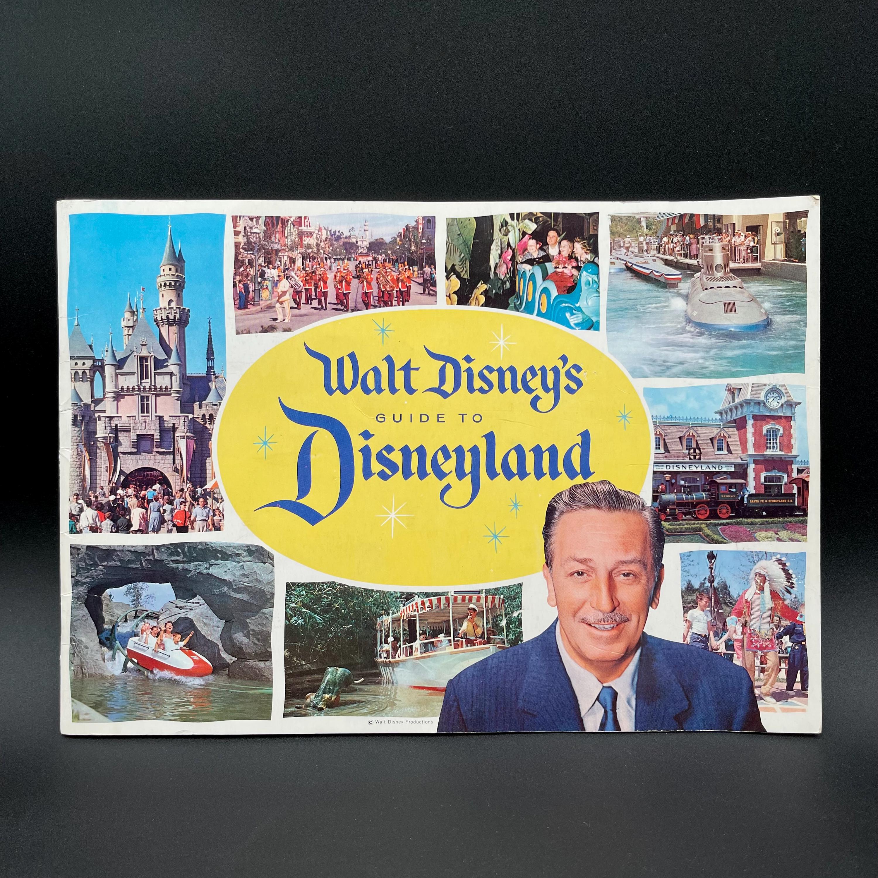 1960 Walt Disney's Guide to Disneyland Booklet Vintage Authentic