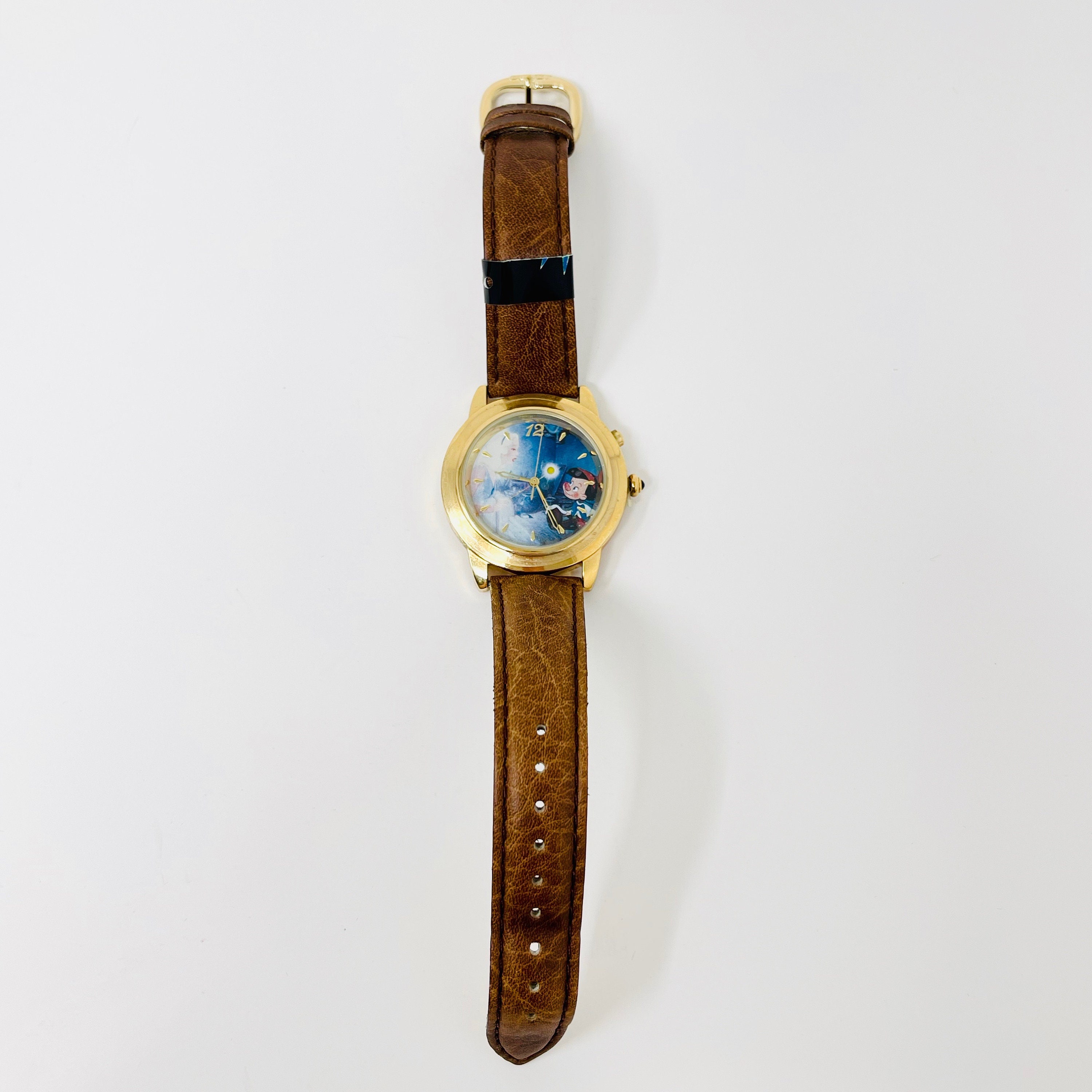 Disney Everlasting Time watch collectors club Pinocchio Original Vintage Disney Everlasting Time Watch Collectors  main image 2